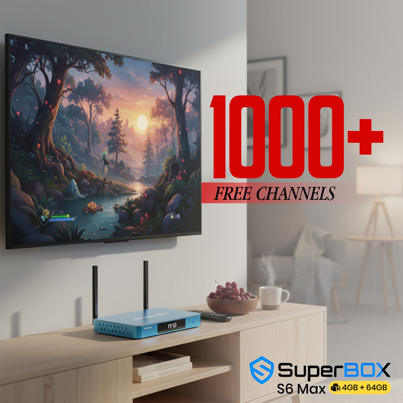 Buy 1 Get 1 FREE SuperBOX S6 Max LimitedTime Deal! MySuperboxestv